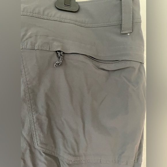 LL Bean Cresta Hiking Cargo Pants Mens 36x36 Standard Fit Fleece Lined Gray - Picture 6 of 8